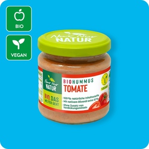 NUR NUR NATUR Bio-Hummus, versch. Sorten