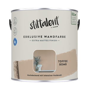 Stiltalent Wandfarbe 'toffeebomb' matt 2,5 l