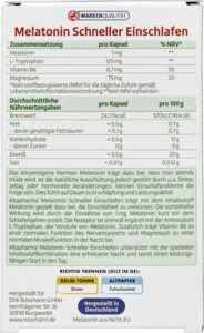altapharma Melatonin Schneller Einschlafen, 12 g