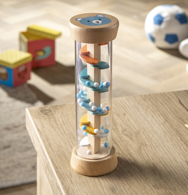 Bild 3 von IDEENWELT Holz-Regenmacher Blätter