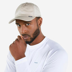 Cap Damen/Herren Canvas 100 beige