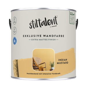 Stiltalent Wandfarbe 'indian mustard' matt 2,5 l