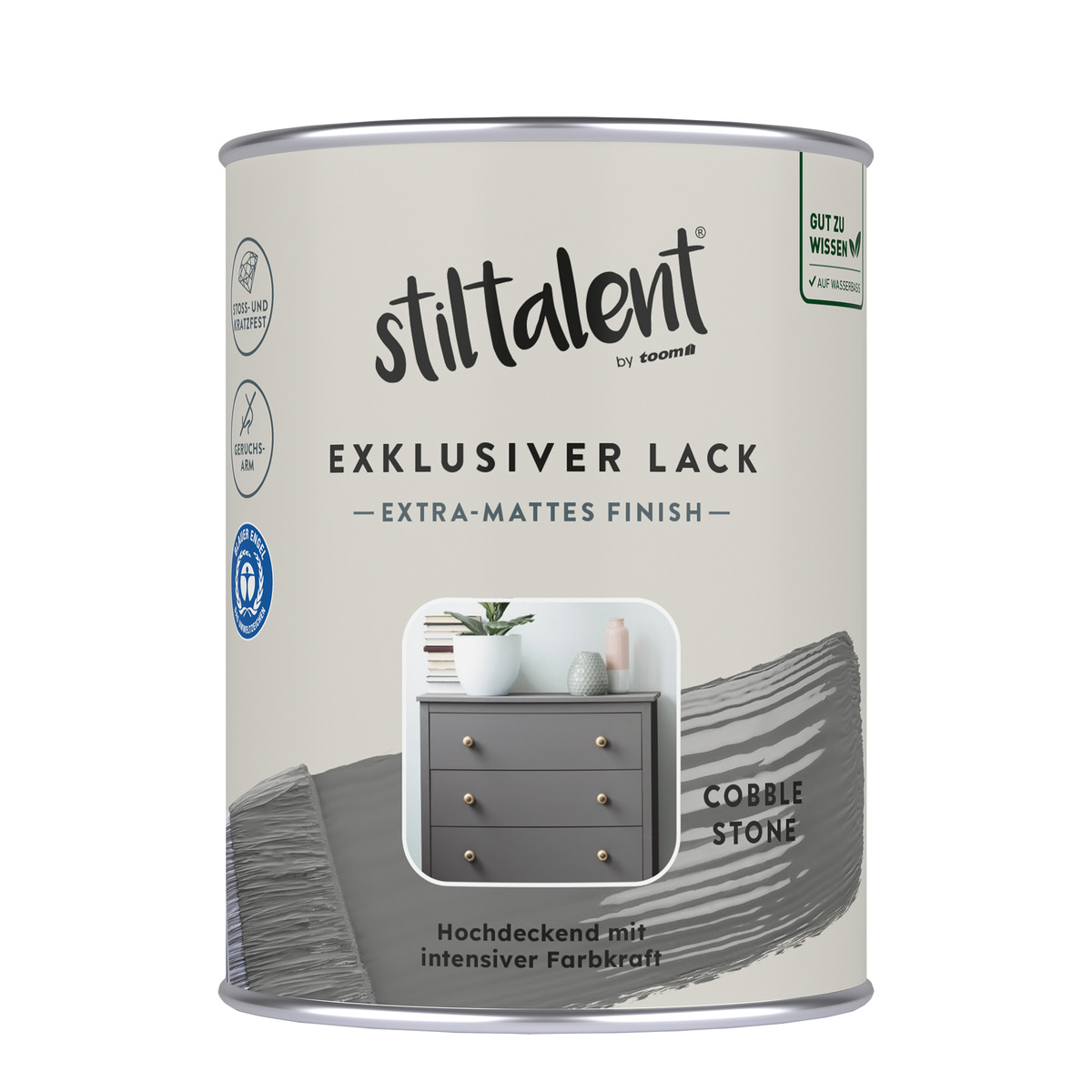 Bild 1 von Stiltalent Lack 'cobble stone' Extra-matt 0,5 l