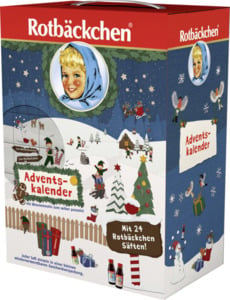 Rotbäckchen Adventskalender 2024, 3.000 ml