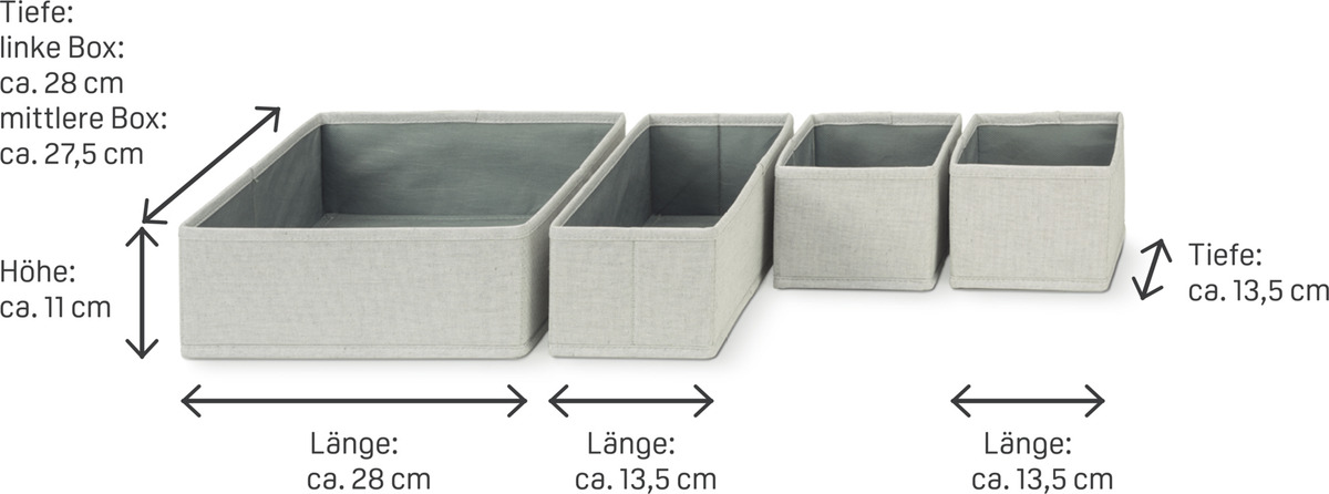 Bild 2 von IDEENWELT Schrankorganizer 4 tlg.