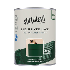 Stiltalent Lack 'forest green' Extra-matt 0,5 l