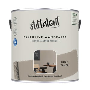 Stiltalent Wandfarbe 'cozy taupe' matt 2,5 l