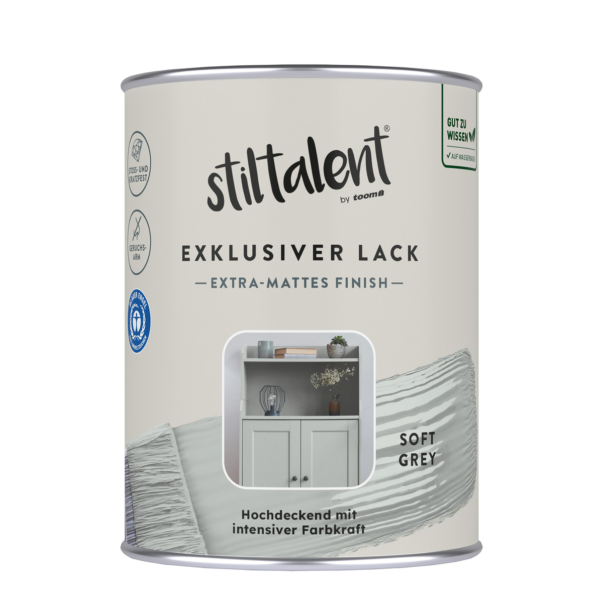 Bild 1 von Stiltalent Lack 'soft grey' Extra-matt 0,5 l