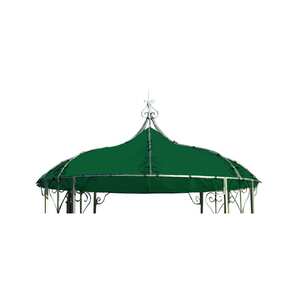 DEGAMO Ersatzdach für Pavillon BURMA, Polyester PVC-beschichtet dunkelgrün