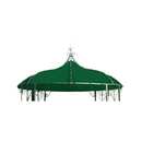 Bild 1 von DEGAMO Ersatzdach für Pavillon BURMA, Polyester PVC-beschichtet dunkelgrün