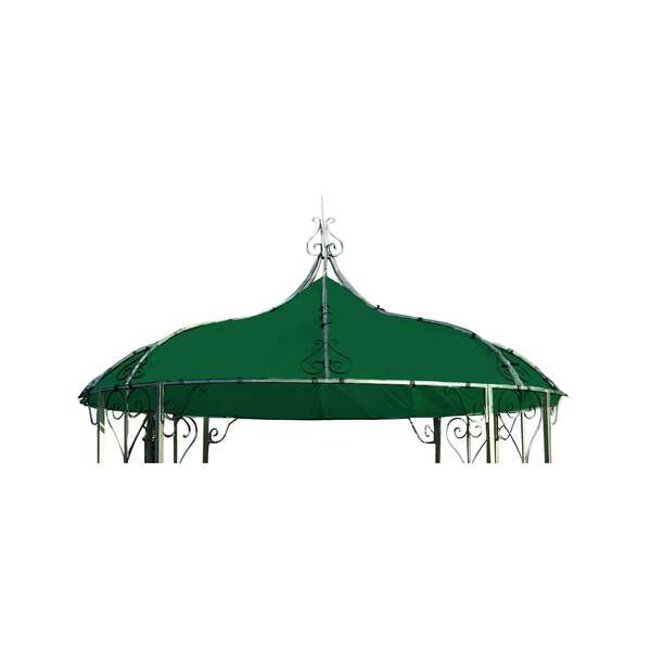 Bild 1 von DEGAMO Ersatzdach für Pavillon BURMA, Polyester PVC-beschichtet dunkelgrün