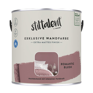 Stiltalent Wandfarbe 'romantic blush' matt 2,5 l