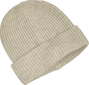 IDEENWELT Strick Beanie beige