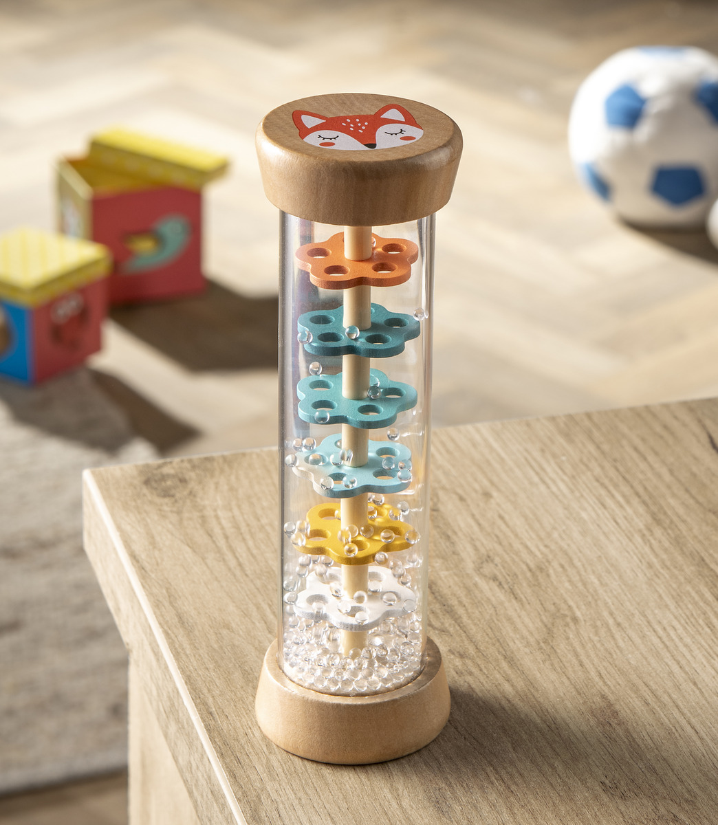 Bild 3 von IDEENWELT Holz-Regenmacher Blumen