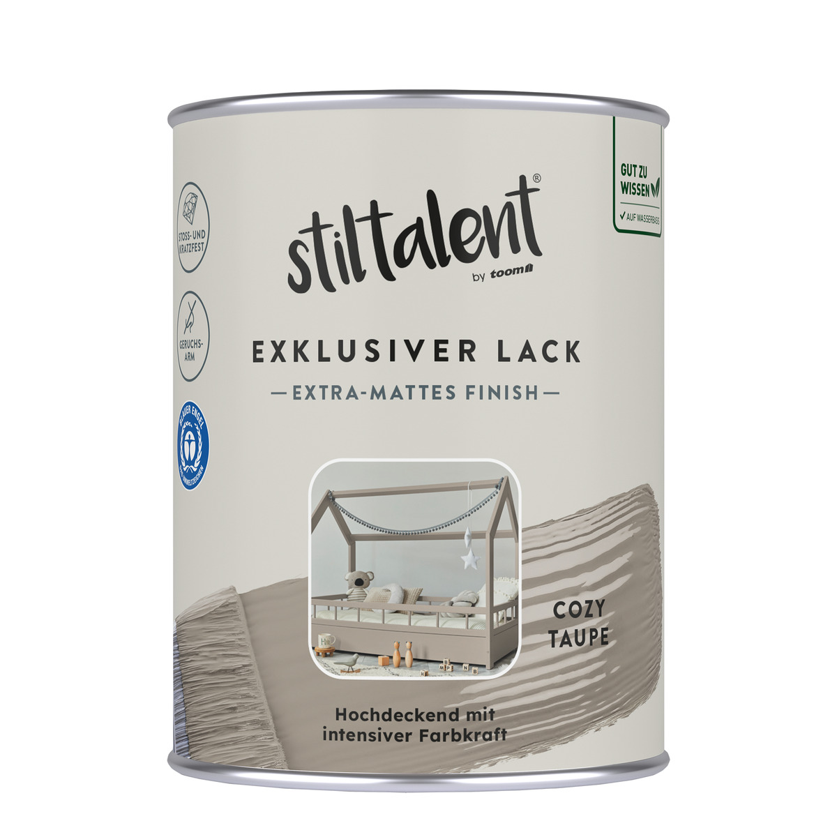Bild 1 von Stiltalent Lack 'cozy taupe' Extra-matt 0,5 l