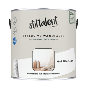 Stiltalent Wandfarbe 'marshmellow' matt 2,5 l