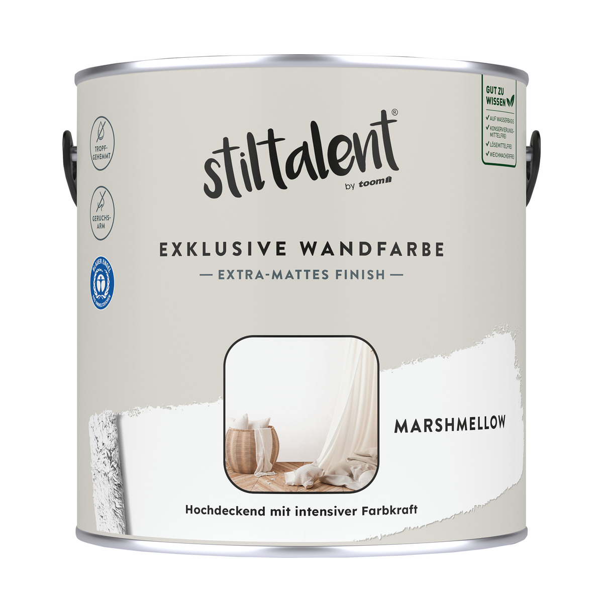 Bild 1 von Stiltalent Wandfarbe 'marshmellow' matt 2,5 l