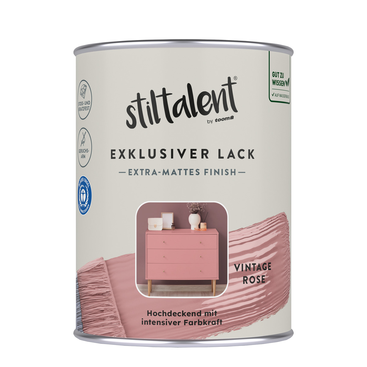 Bild 1 von Stiltalent Lack 'vintage rose' Extra-matt 0,5 l