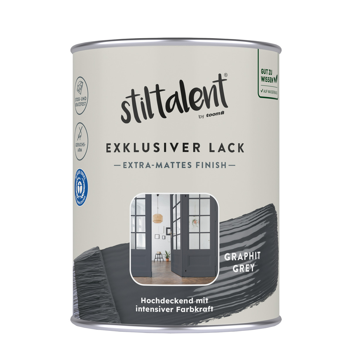 Bild 1 von Stiltalent Lack 'graphit grey' Extra-matt 0,5 l