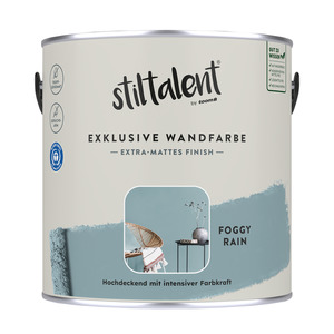 Stiltalent Wandfarbe 'foggy rain' matt 2,5 l