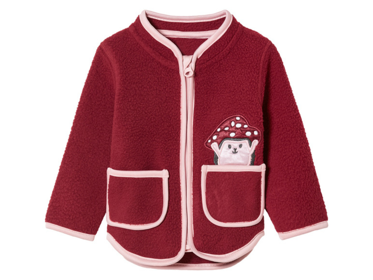 Bild 4 von lupilu® Baby Fleecejacke mit abgerundetem Saum