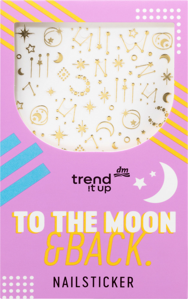 Bild 1 von trend !t up Nagelsticker Set To The Moon & Back