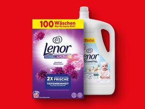 Lenor Waschmittel 100/76 Wäschen,  6 kg