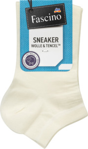 Fascino Sneaker mit Wolle und TENCEL™ Lyocell, Gr. 35-38, weiß