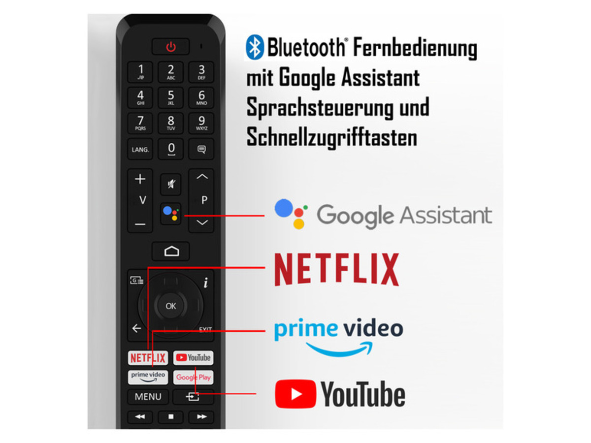 Bild 1 von TELEFUNKEN Fernseher »QU70AN900S« QLED Android Smart TV 70 Zoll 4K UHD