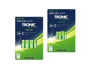 TRONIC® 4 Akkus,  4 Stu