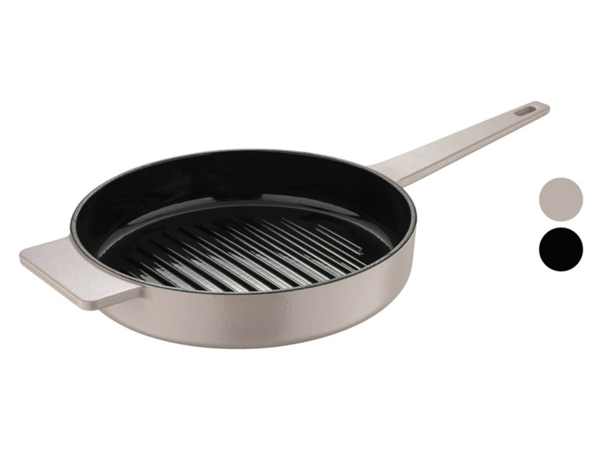 Bild 1 von Masterpro Gusseisen-Grillpfanne »Eternal«, 25 cm, mit Emaille-Beschichtung