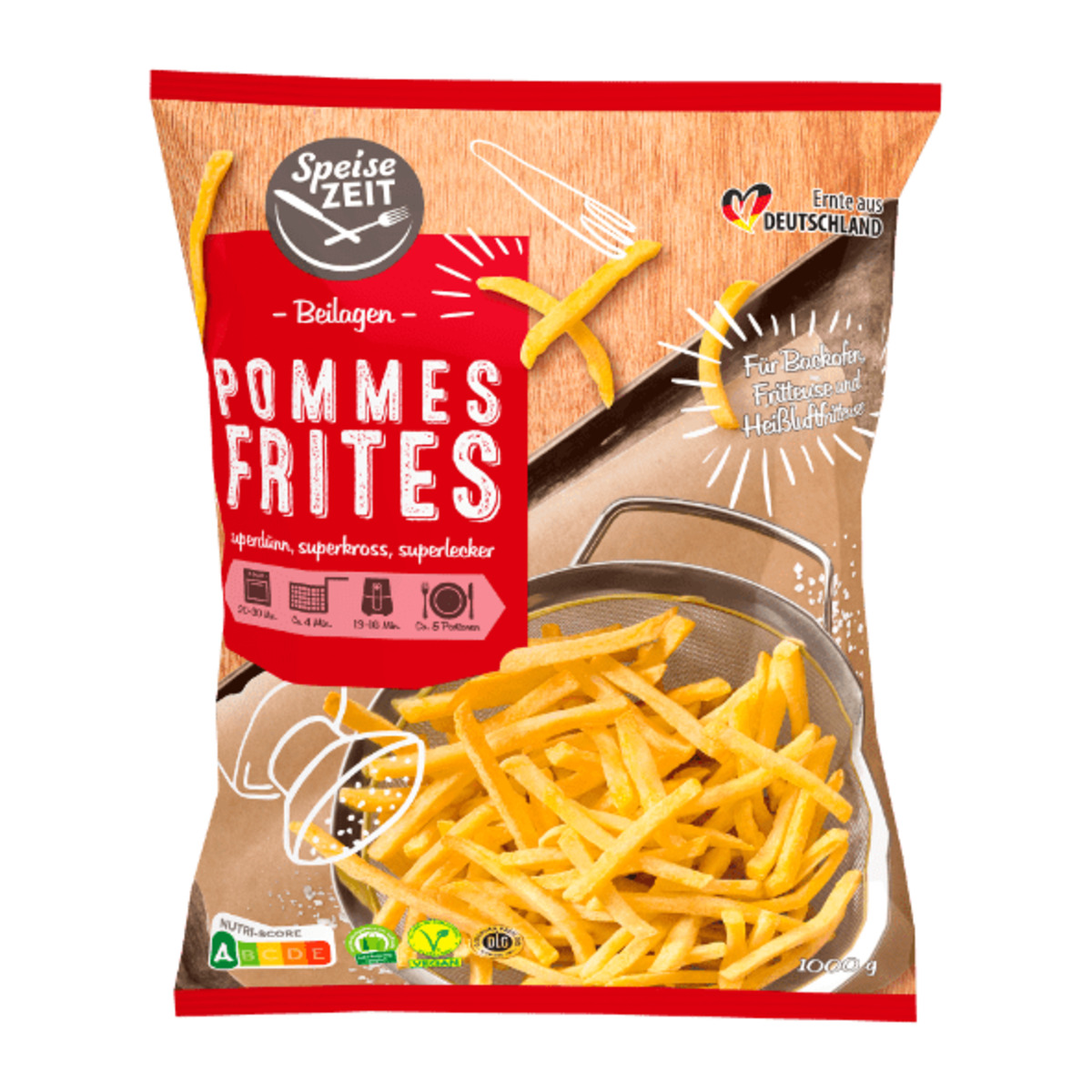 Bild 1 von SPEISEZEIT Pommes Frites 1kg