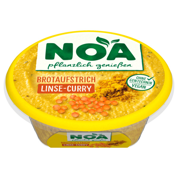 Bild 1 von Noa Brotaufstrich Linse-Curry oder Hummus Natur