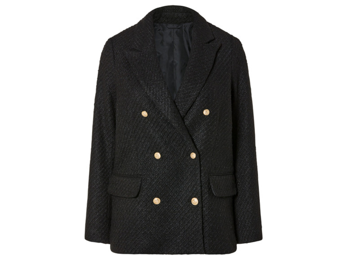 Bild 2 von esmara® Damen Doppelreihiger Blazer in Bouclé-Qualität