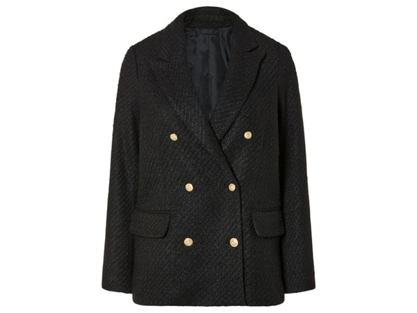 Bild 2 von esmara® Damen Doppelreihiger Blazer in Bouclé-Qualität