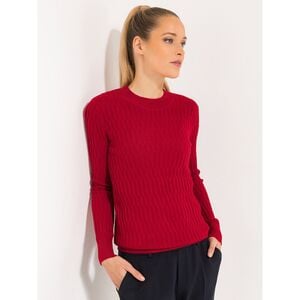 STEFFEN SCHRAUT Pullover, 1/1-Arm Rundhalsausschnitt Strickmuster figurbetont