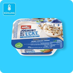 MÜLLER®  Joghurt mit der Ecke, Mandel-Crunch