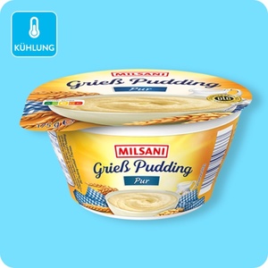 MILSANI Grießpudding, Pur oder Zimt