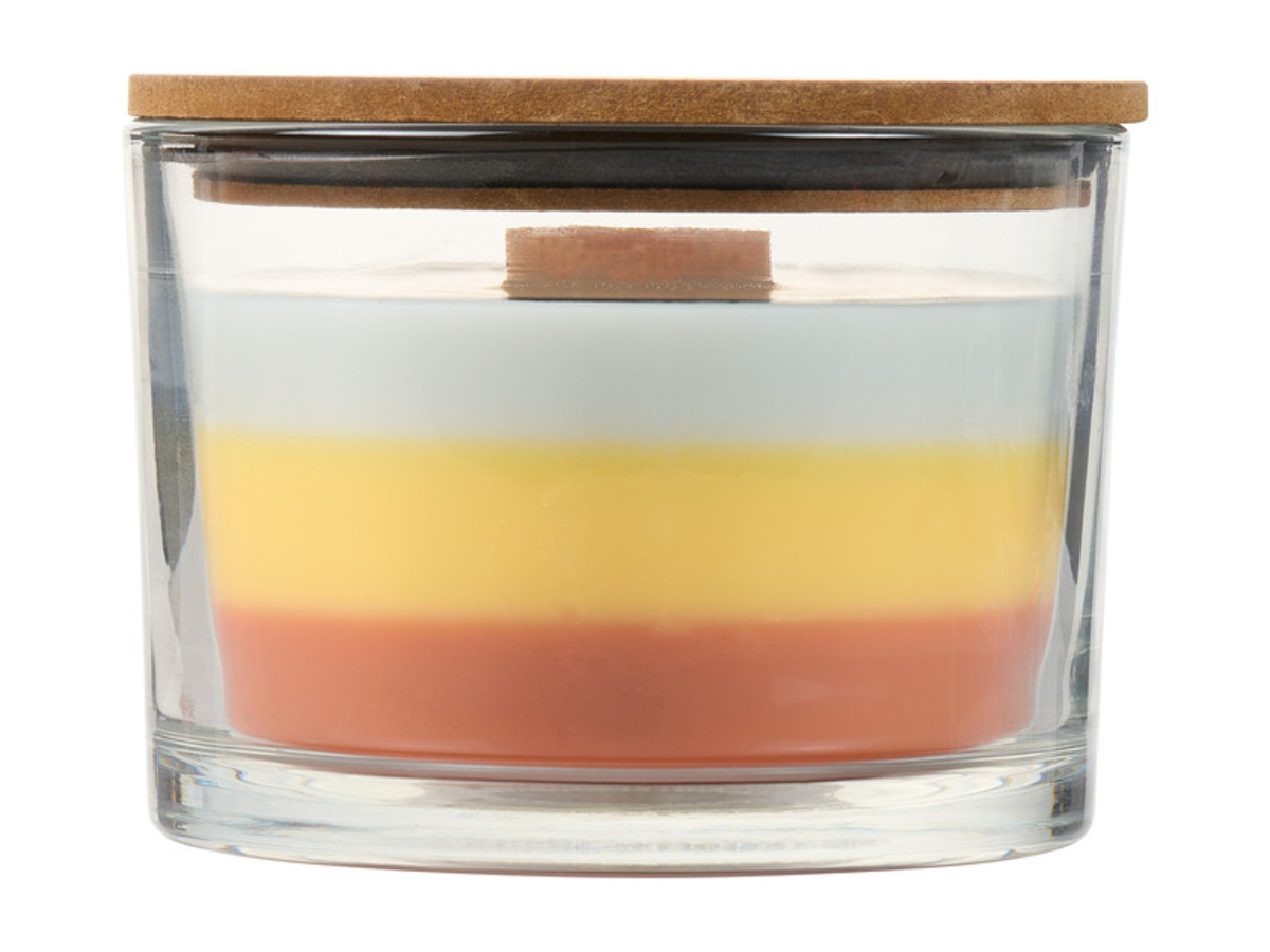 Bild 4 von LIVARNO home Holzdochtkerze, mehrfarbig im Glas