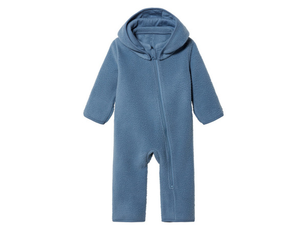 Bild 2 von lupilu® Baby Teddyfleece-Overall mit abknöpfbarer Kapuze