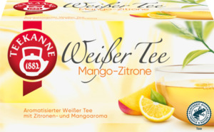 Teekanne Weißer Tee Mango, Zitrone (20 Beutel)