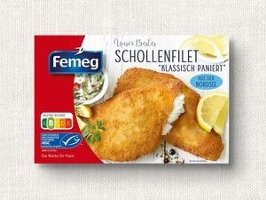 Femeg Schollenfilet aus der Nordsee,  250 g