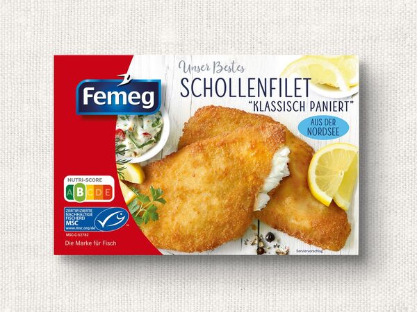 Bild 1 von Femeg Schollenfilet aus der Nordsee,  250 g