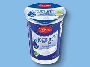 Milbona Joghurt, mild,  500 g