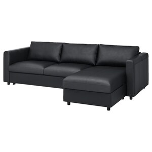 VIMLE 3er-Bettsofa mit Récamiere