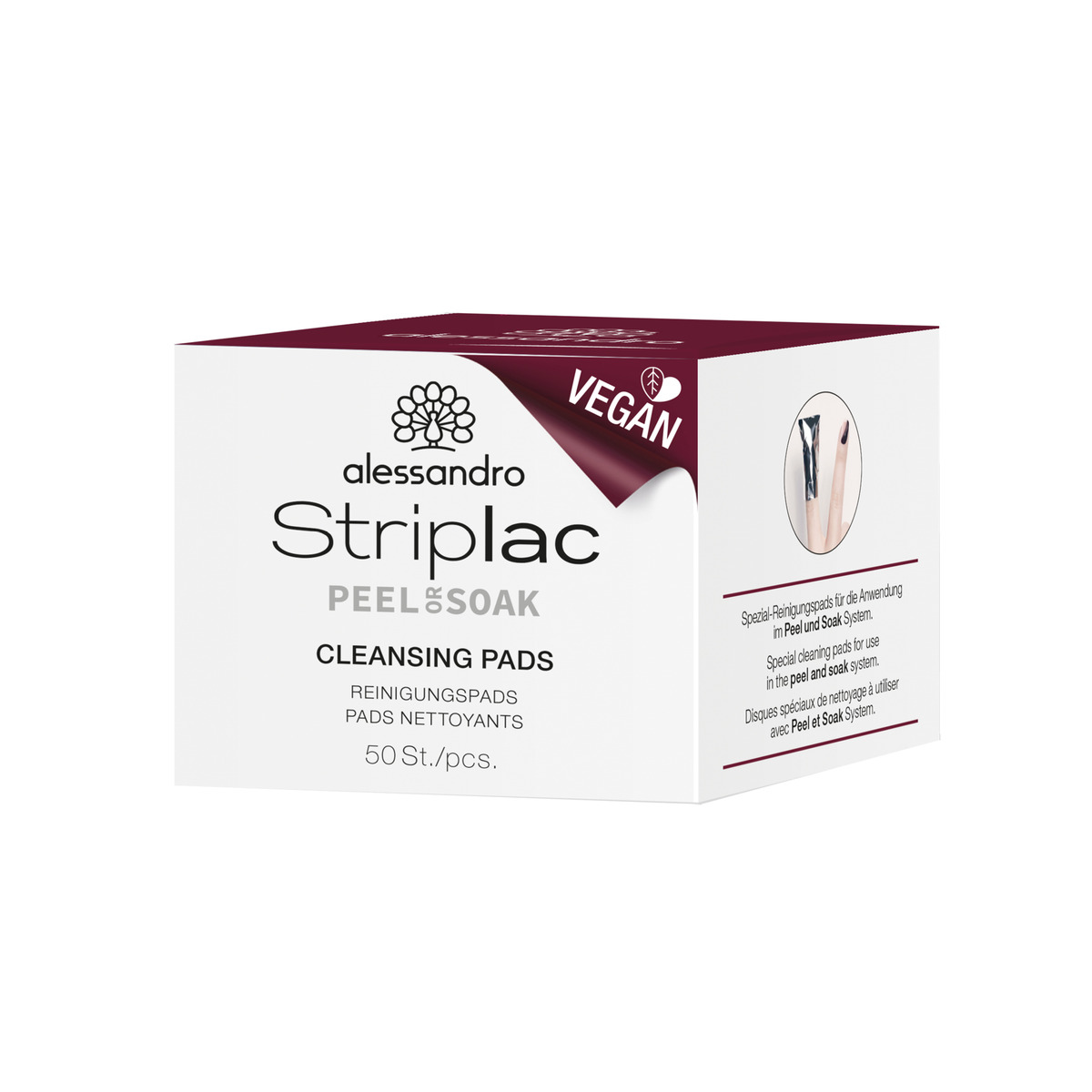 Bild 1 von Alessandro STRIPLAC PEEL OR SOAK STRIPLAC REINIGUNGSPADS - VEGAN