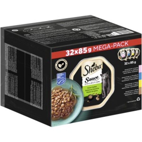 Bild 1 von Sheba Multipack Mega-Pack Sauce Collection Feine Vielfalt MSC 32x85 g