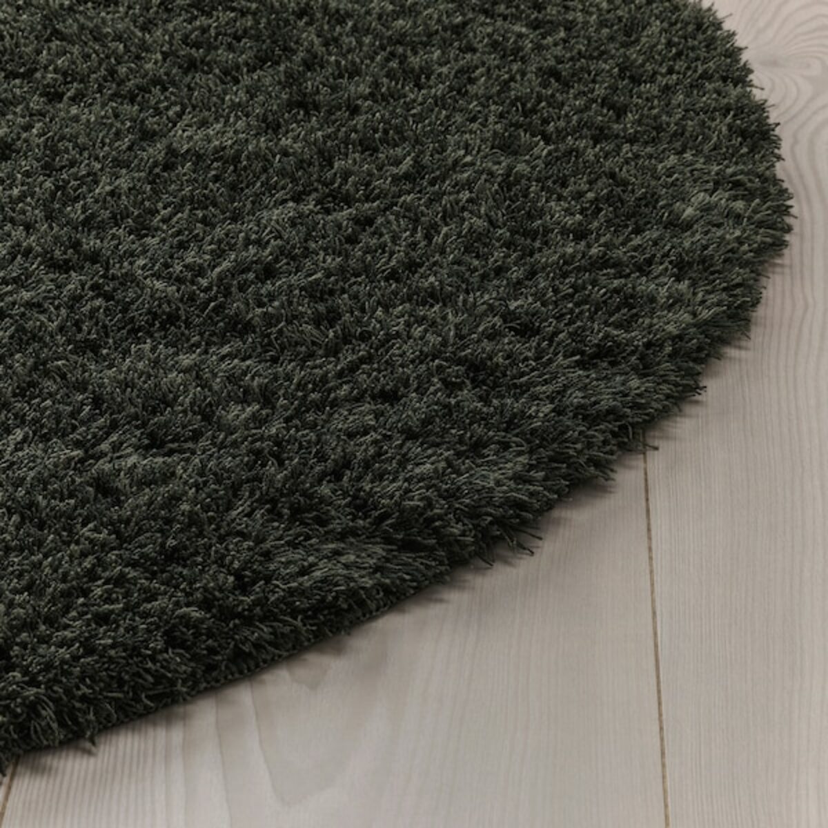 Bild 2 von VINDEBÄK Teppich Langflor, dunkelgrün 130 cm