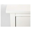 Bild 3 von HEMNES Kommode mit 2 Schubladen, weiß gebeizt 54x66 cm
