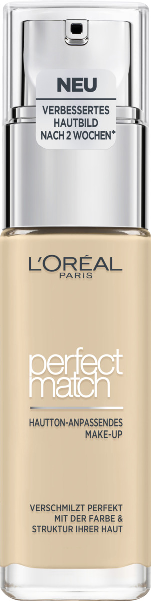 Bild 1 von L’Oréal Paris Perfect Match Make-Up 1.D/1.W Golden Ivory, 30 ml